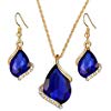 Blue –  Necklace and Earring Jewelry Set