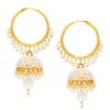 Gold Plated Pearl Jhumki Earring