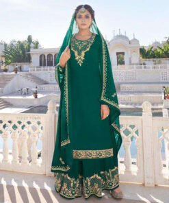 Green Ready To Wear Salwar Set- 292