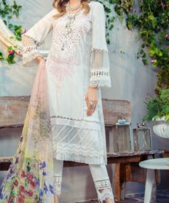 Ustitched White lawn Material-1011A-MARIA B