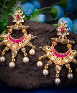 Sparkling  Pearl Jhumki Earring for Women