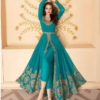 Mint Green  Georgette With Embroidery Dress